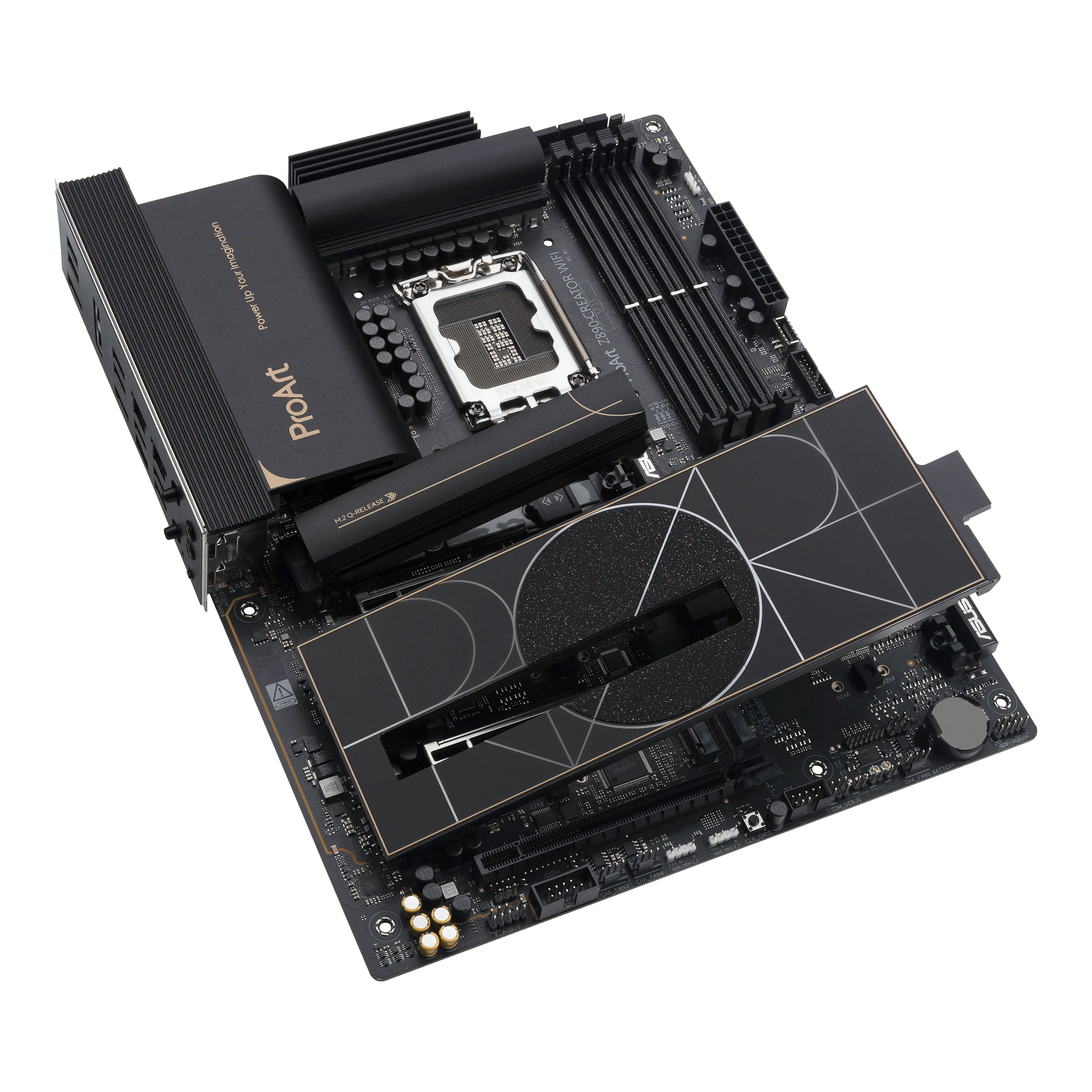 Материнская плата ASUS PROART Z890-CREATOR WIFI LGA1851 4xDDR5 4xSATA 5xM.2 1xHDMI 1xDP WiFi ATX — фото 5