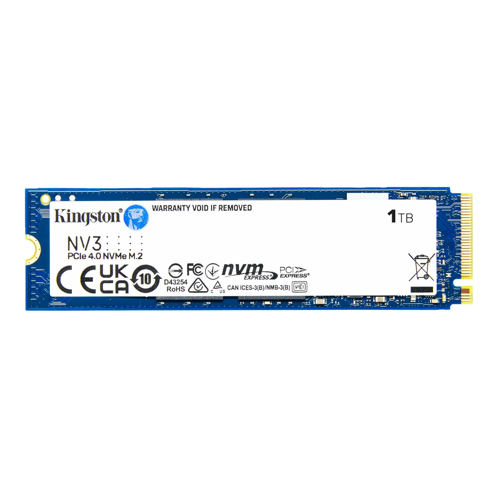 Твердотельный накопитель 1000GB SSD Kingston SNV3S/1000G M.2 Gen4 NVMe R6000MB/s W4000MB/s Retail