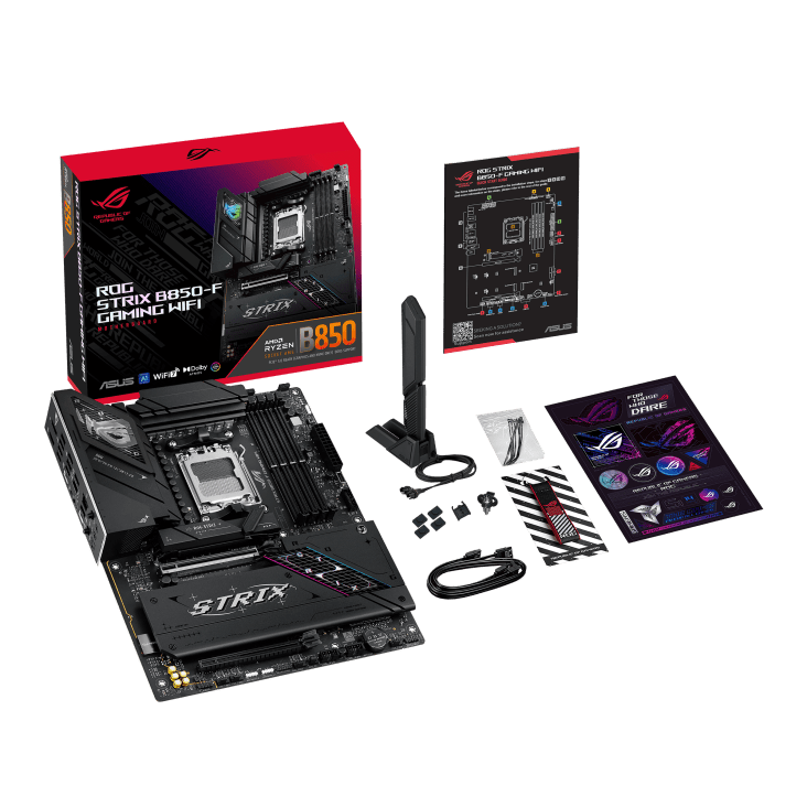 Материнская плата ASUS TUF GAMING B850M-PLUS AM5 4xDDR5 4xSATA 3xM.2 HDMI DP mATX