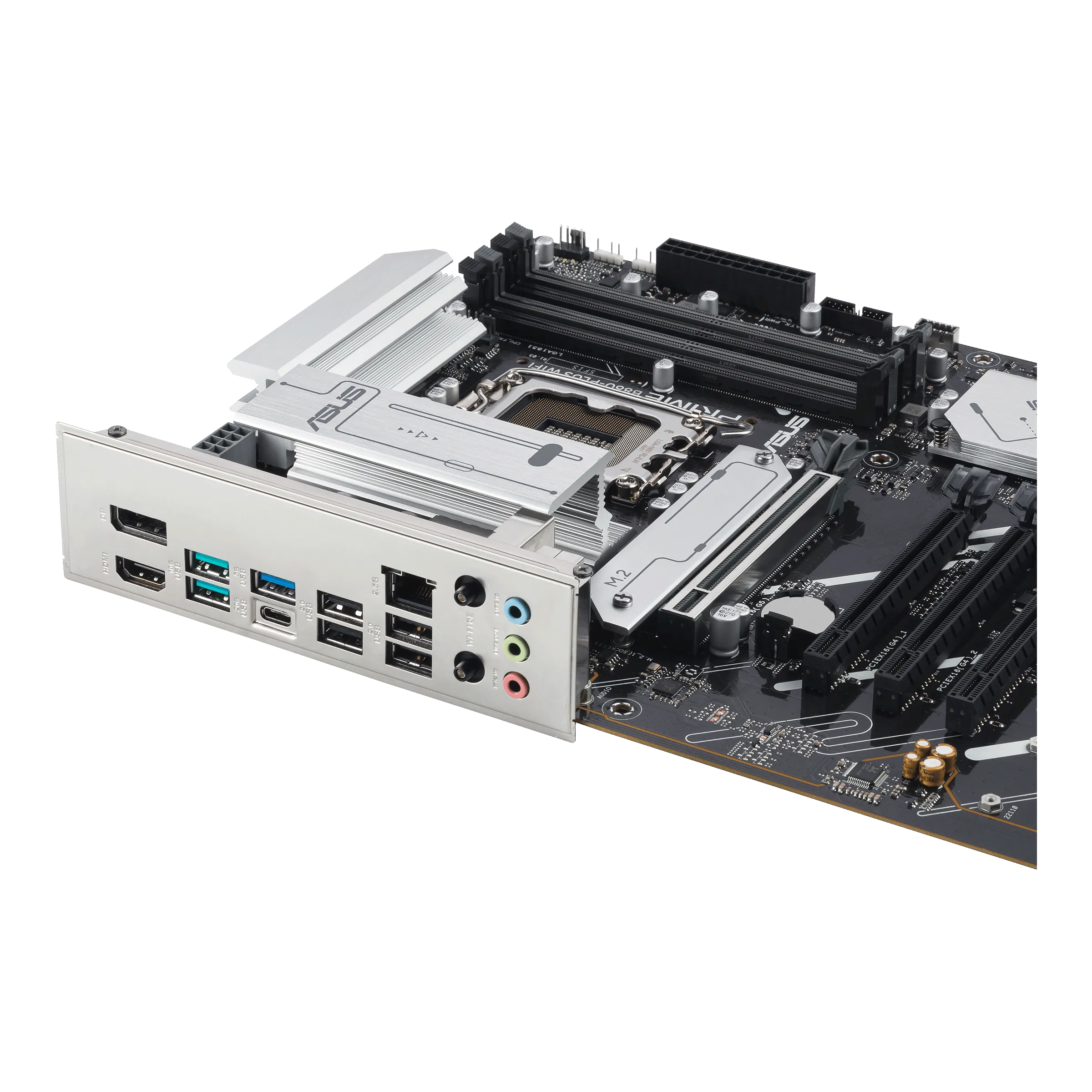 ASUS Main Board Desktop LGA1851 Intel B860 Chipset 4 x DIMM slots, max. 256GB, DDR5 1 x DisplayPort 1 x HDMI port 1 x Wi-Fi module 2 x M.2 slots 4 x SATA ATX Form Factor — фото 5