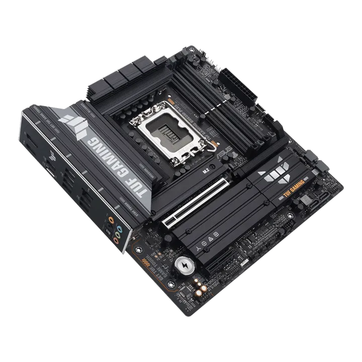 ASUS Main Board Desktop Intel B860 Chipset 4 x DIMM slots, max. 256GB, DDR5 1 x PCIe 5.0 x16 slot 1 x DisplayPort1 x HDMI port 1 x Wi-Fi Module 3 x M2 4 x SATA m-ATX — фото 4