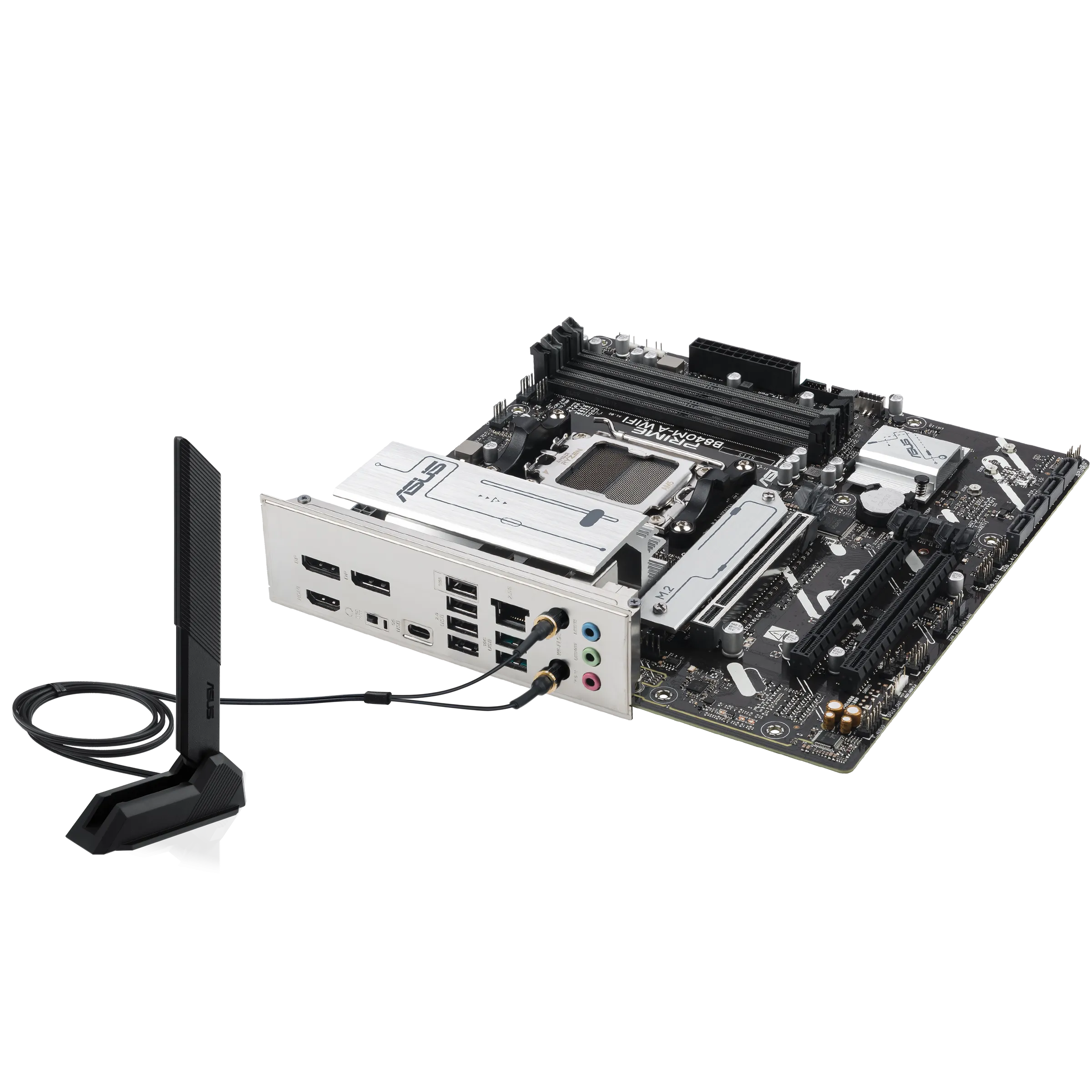 Материнская плата ASUS PRIME B840M-A WIFI AM5 4xDDR5 4xSATA 3xM.2 HDMI 2xDP mATX — фото 5