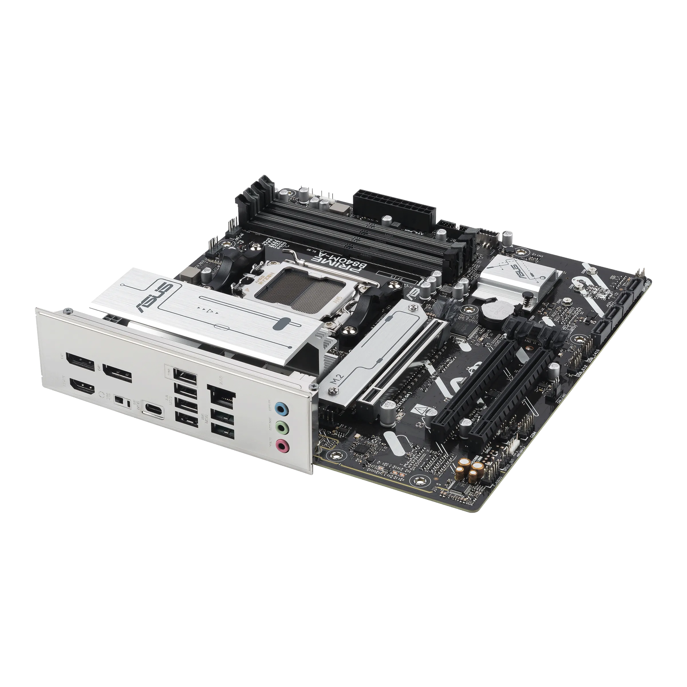Материнская плата ASUS PRIME B840M-A-CSM AM5 4xDDR5 4xSATA 3xM.2 HDMI 2xDP mATX — фото 6