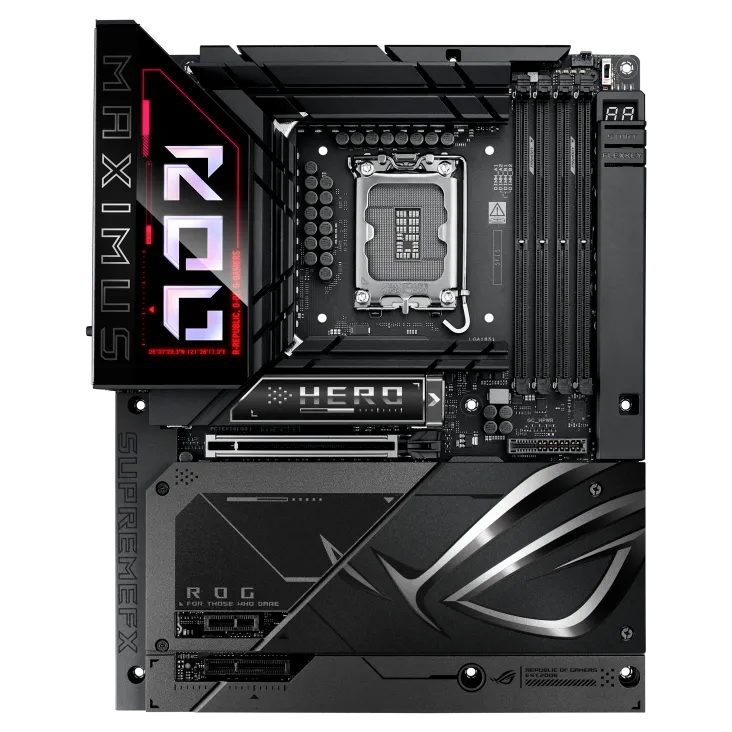 Материнская плата ASUS ROG MAXIMUS Z890 HERO BTF, LGA1851 4xDDR5 4xSATA 6xM.2 HDMI USB-C ATX
