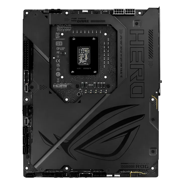 Материнская плата ASUS ROG MAXIMUS Z890 HERO BTF, LGA1851 4xDDR5 4xSATA 6xM.2 HDMI USB-C ATX — фото 8