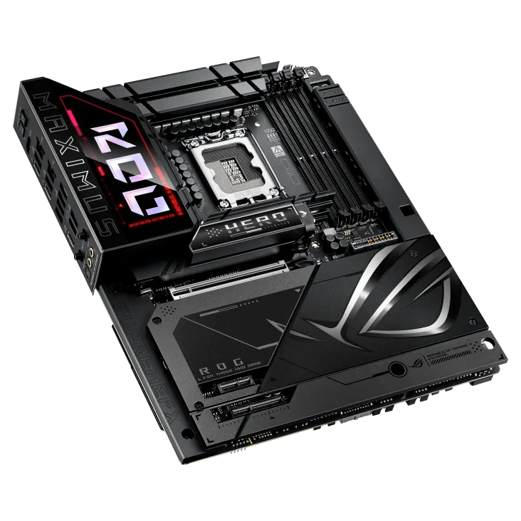 Материнская плата ASUS ROG MAXIMUS Z890 HERO BTF, LGA1851 4xDDR5 4xSATA 6xM.2 HDMI USB-C ATX — фото 3