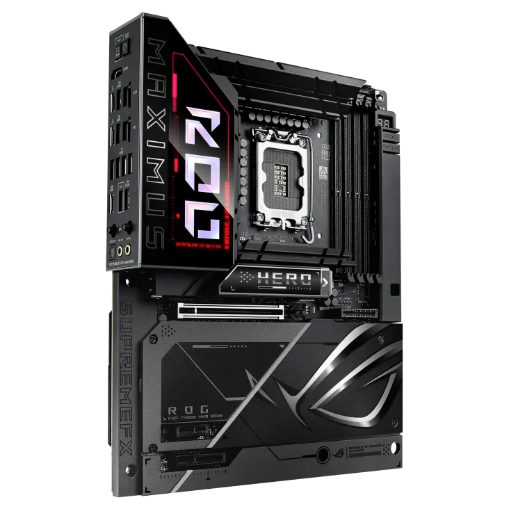 Материнская плата ASUS ROG MAXIMUS Z890 HERO BTF, LGA1851 4xDDR5 4xSATA 6xM.2 HDMI USB-C ATX — фото 2