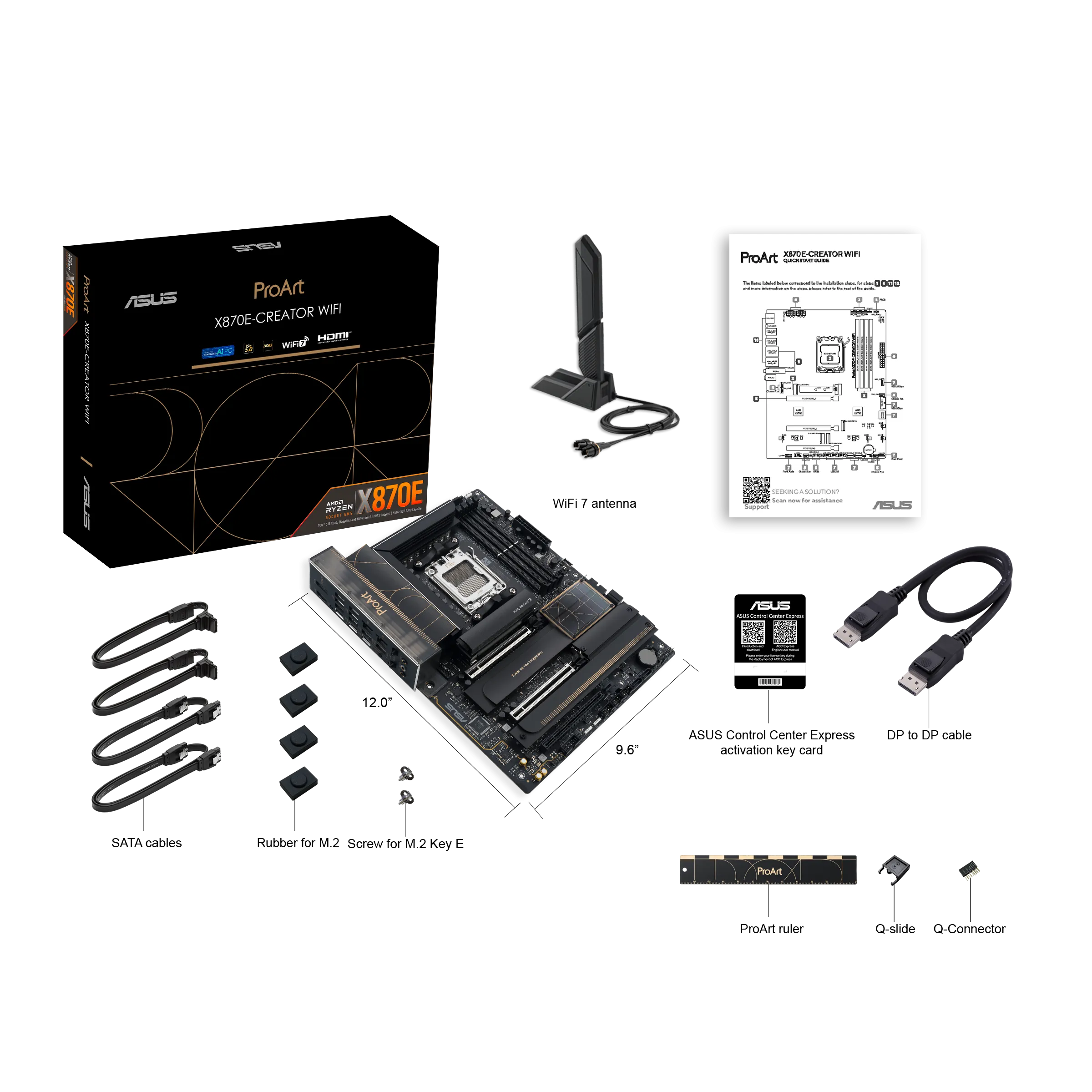 Материнская плата ASUS PROART X870E-CREATOR WIFI AM5 4xDDR5 4xSATA 4xM.2 HDMI ATX — фото 7