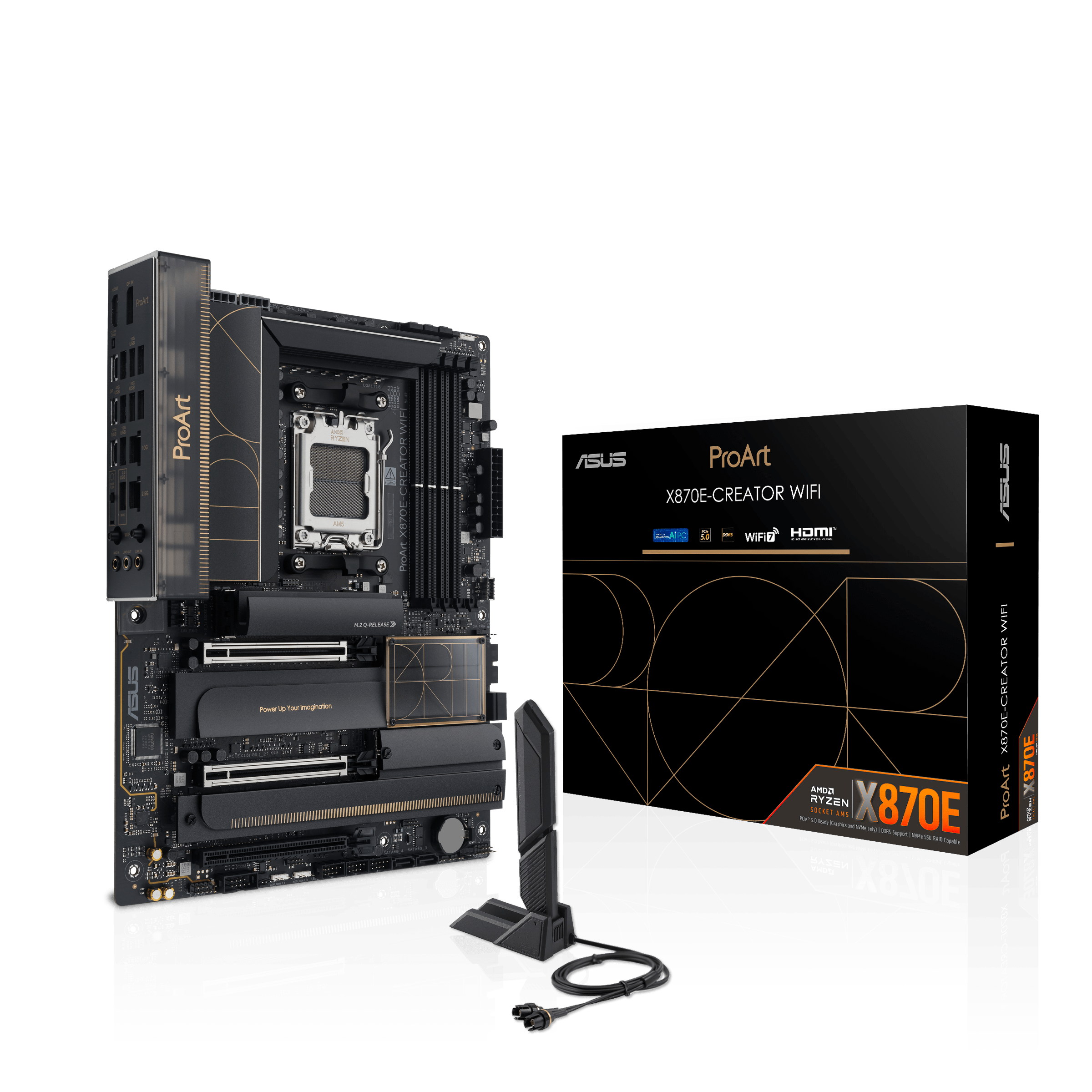 Материнская плата ASUS PROART X870E-CREATOR WIFI AM5 4xDDR5 4xSATA 4xM.2 HDMI ATX