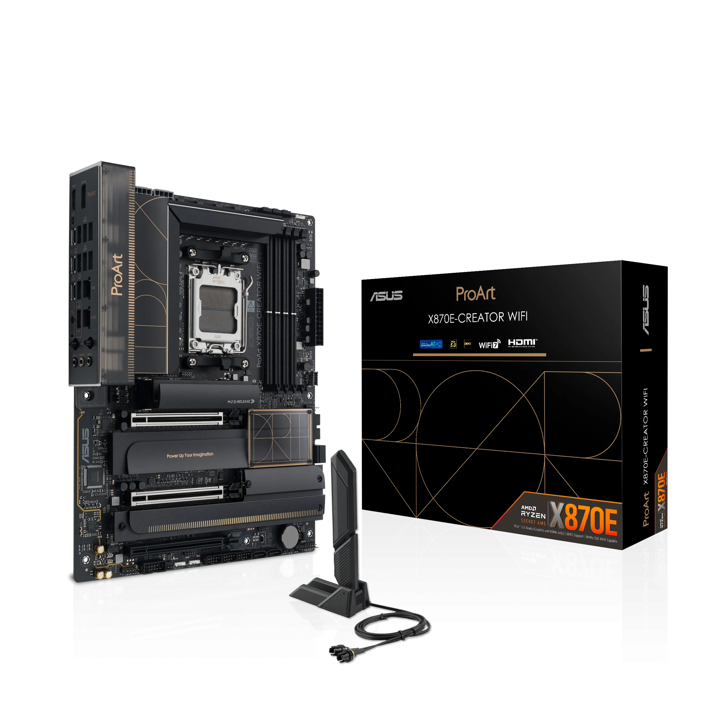 Материнская плата ASUS PROART X870E-CREATOR WIFI AM5 4xDDR5 4xSATA 4xM.2 HDMI ATX — фото 8