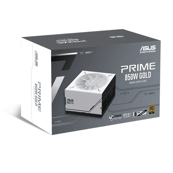 Блок питания ASUS  850W, Prime 850W Gold, Full Modular, ATX, 80+ GOLD, КПД 92%, Fan 135mm, AP-850G — фото 10