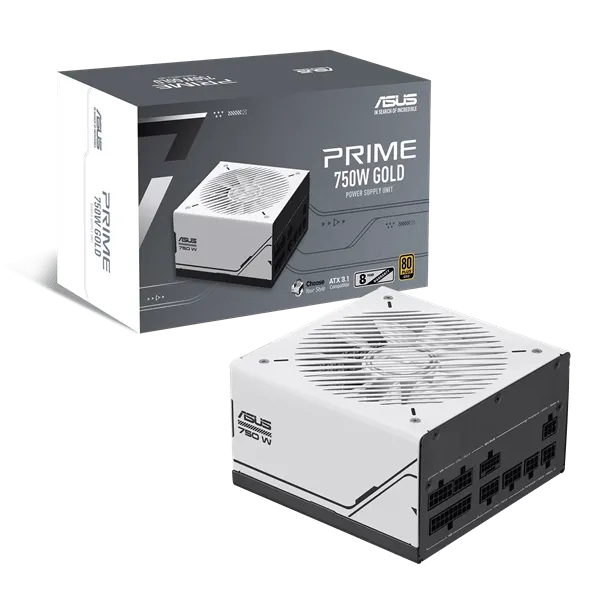 Блок питания ASUS  750W, Prime 750W Gold, Full Modular, ATX, 80+ GOLD, КПД 92%, Fan 135mm, AP-750G