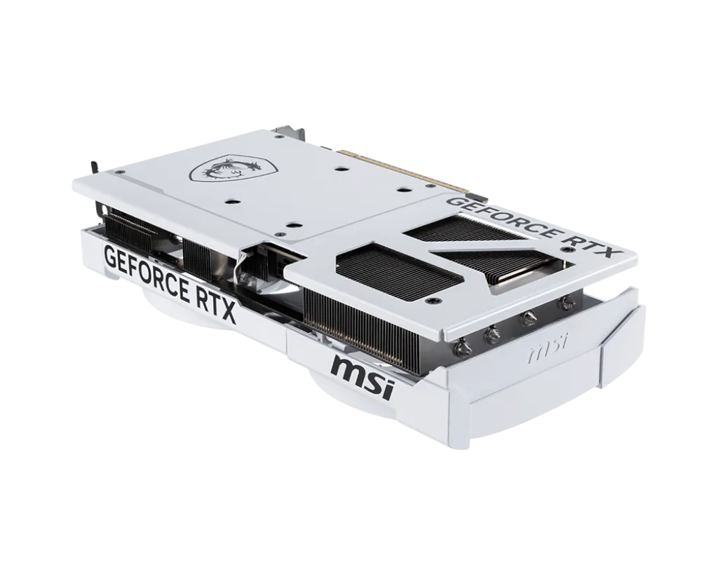 Видеокарта MSI GeForce RTX 5070 12G VENTUS 2X OC WHITE, 12Gb GDDR7 192-bit 1xHDMI 3xDP G5070-12V2CW — фото 3