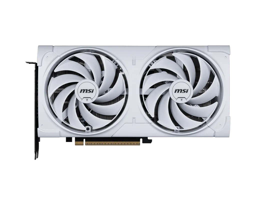 Видеокарта MSI GeForce RTX 5070 12G VENTUS 2X OC WHITE, 12Gb GDDR7 192-bit 1xHDMI 3xDP G5070-12V2CW — фото 2