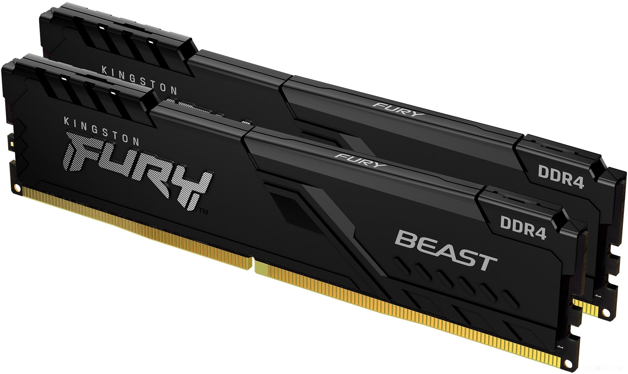 Оперативная память  32GB Kit (2x16) DDR5 6000MHz Kingston Fury Beast Black EXPO KF560C36BBE2K2-32