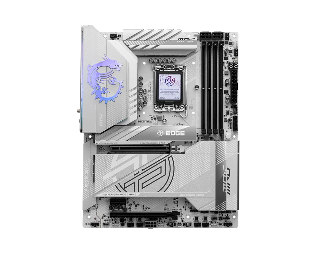 Материнская плата MSI MPG Z890 EDGE TI WIFI LGA1851 4xDDR5 4xSATA3 RAID 5xM.2 1xHDMI 2xThunder ATX — фото 2