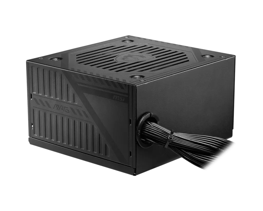 Блок питания MSI 550W, MAG A550BNL, Non Modular, ATX, 80+ BRONZE, КПД >85%, Fan 120mm, Черный
