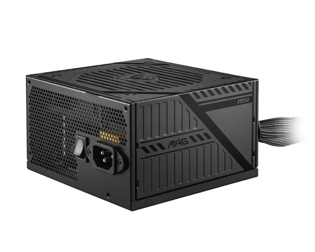 Блок питания MSI  550W, MAG A550BNL, Non Modular, ATX, 80+ BRONZE, КПД >85%, Fan 120mm, Черный — фото 5