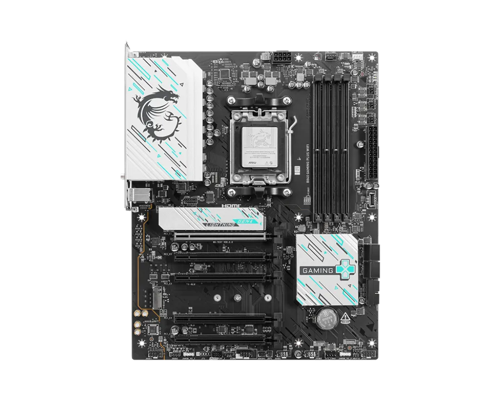 Материнская плата MSI B840 GAMING PLUS WIFI AM5 4xDDR5 4xSATA3 RAID 2xM.2 1xHDMI 1xType-C ATX — фото 2