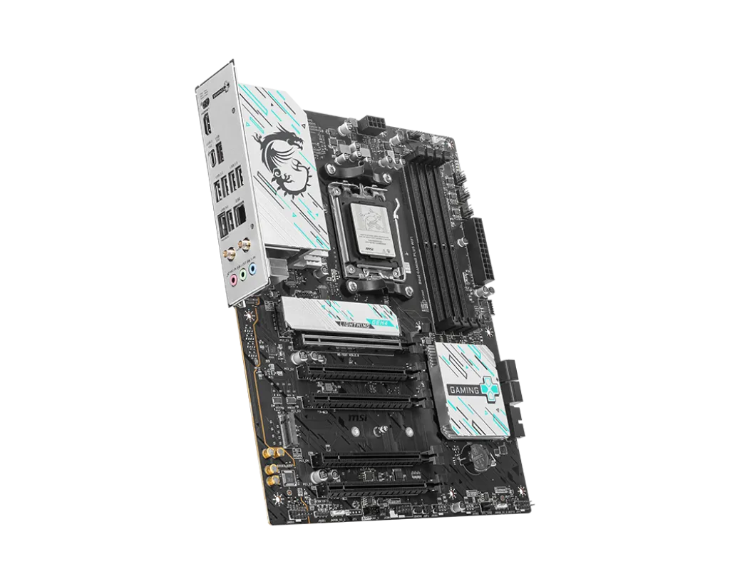 Материнская плата MSI B840 GAMING PLUS WIFI AM5 4xDDR5 4xSATA3 RAID 2xM.2 1xHDMI 1xType-C ATX — фото 4