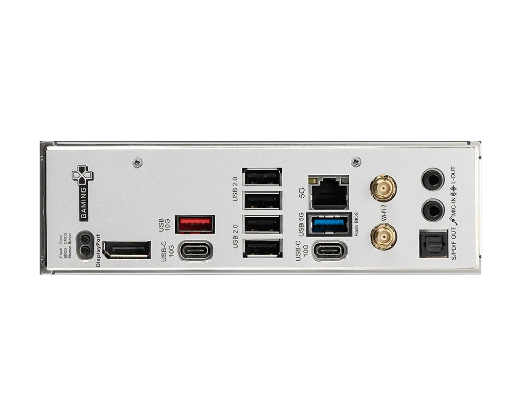 Материнская плата MSI B850 GAMING PLUS WIFI AM5 4xDDR5 4xSATA3 RAID 3xM.2 DP 2xType-C ATX — фото 5