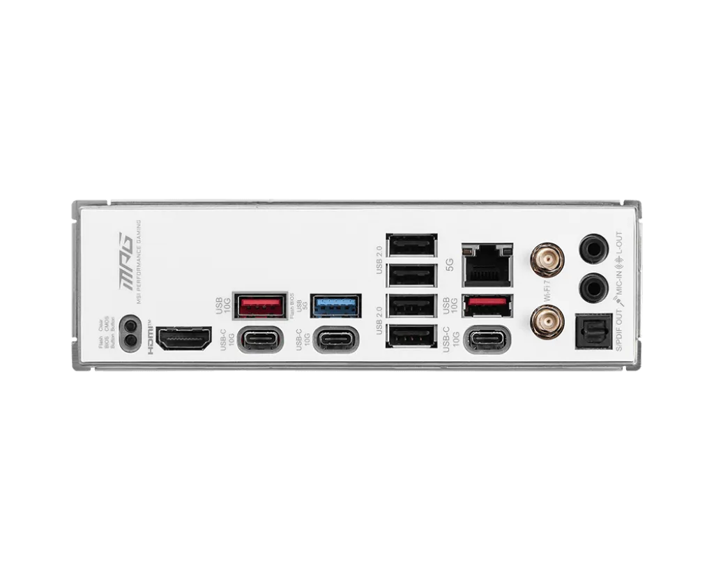Материнская плата MSI MPG B850 EDGE TI WIFI AM5 B850 4xDDR5 4xSATA3 RAID 4xM.2 1xHDMI 3xType-C ATX — фото 5