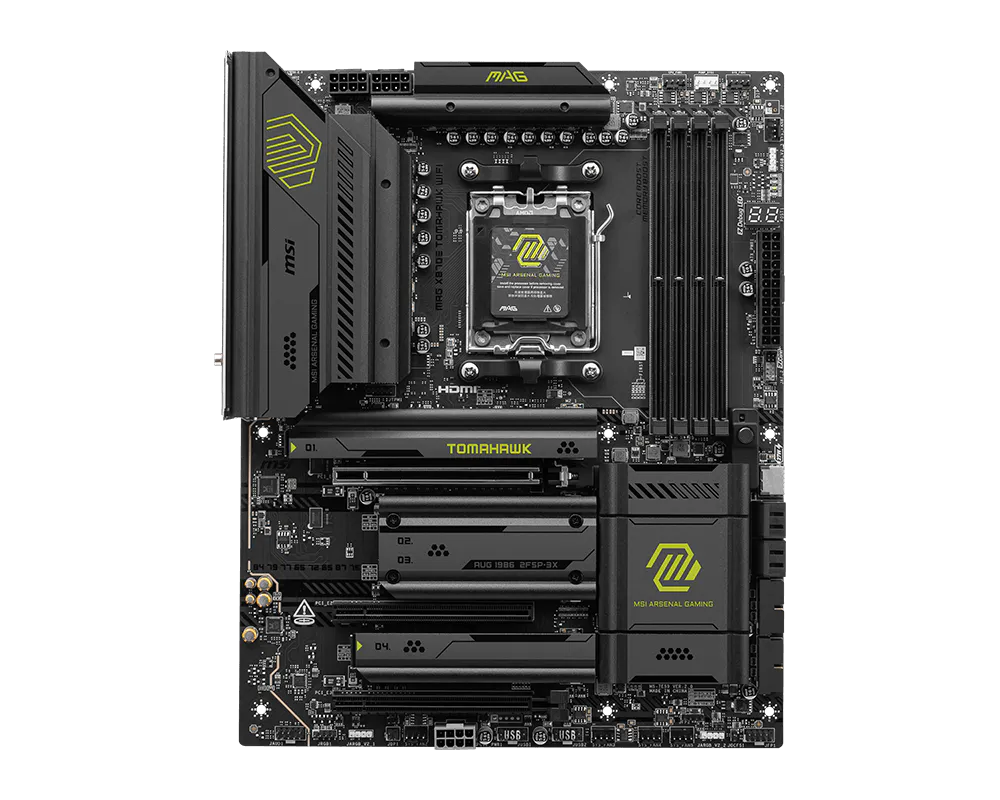 Материнская плата MSI MAG X870E TOMAHAWK WIFI AM5 4xDDR5 4xSATA3 RAID 4xM.2 HDMI 3xType-C ATX