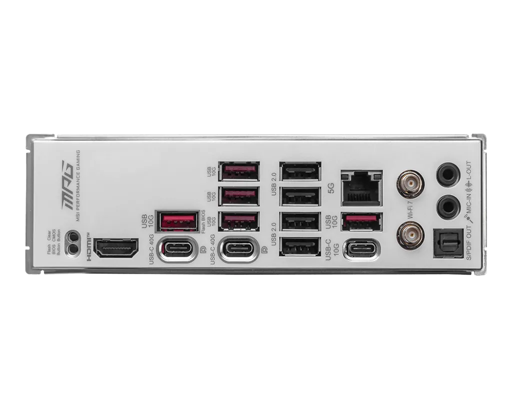 Материнская плата MSI MPG X870E EDGE TI WIFI AM5 4xDDR5 4xSATA3 RAID 4xM.2 HDMI 3xType-C ATX — фото 5