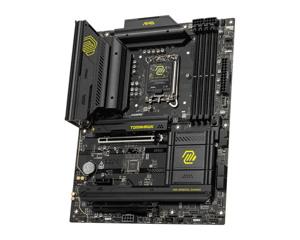 Материнская плата MSI MAG B860 TOMAHAWK WIFI LGA1851 4xDDR5 4xSATA3 RAID 3xM.2 HDMI DP 2xType-C ATX — фото 3