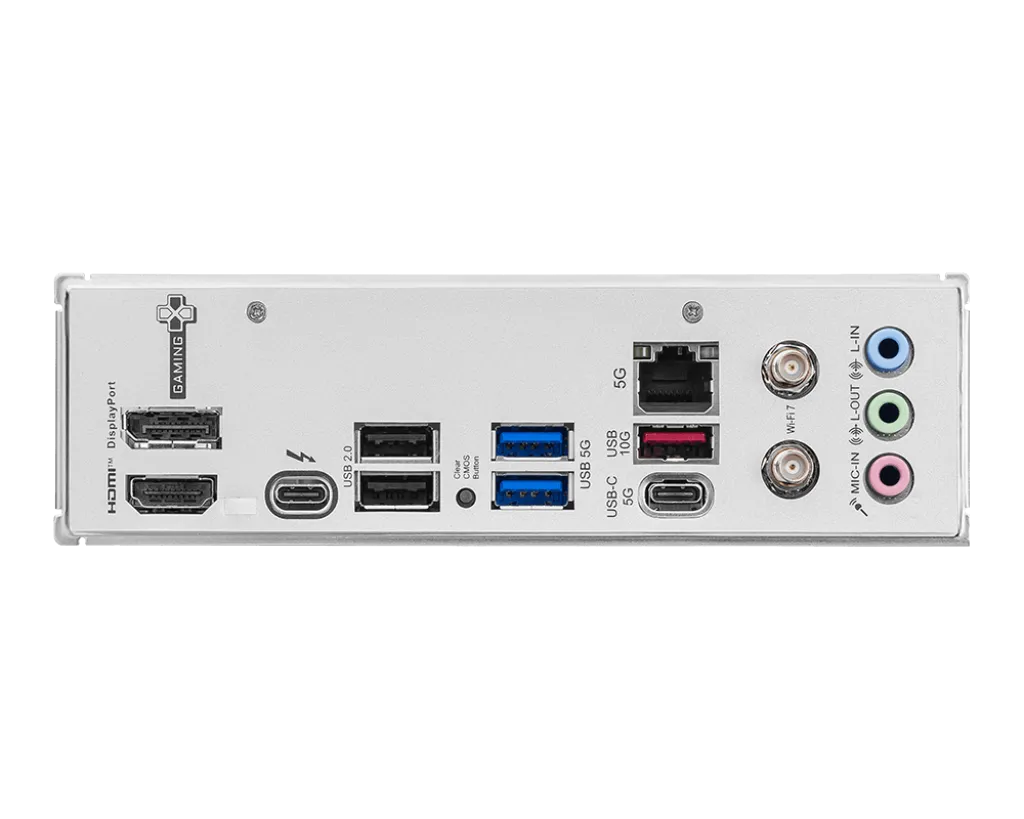 Материнская плата MSI B860M GAMING PLUS WIFI LGA1851 4xDDR5 4xSATA3 RAID 3xM.2 HDMI DP 2xType-C mATX — фото 5