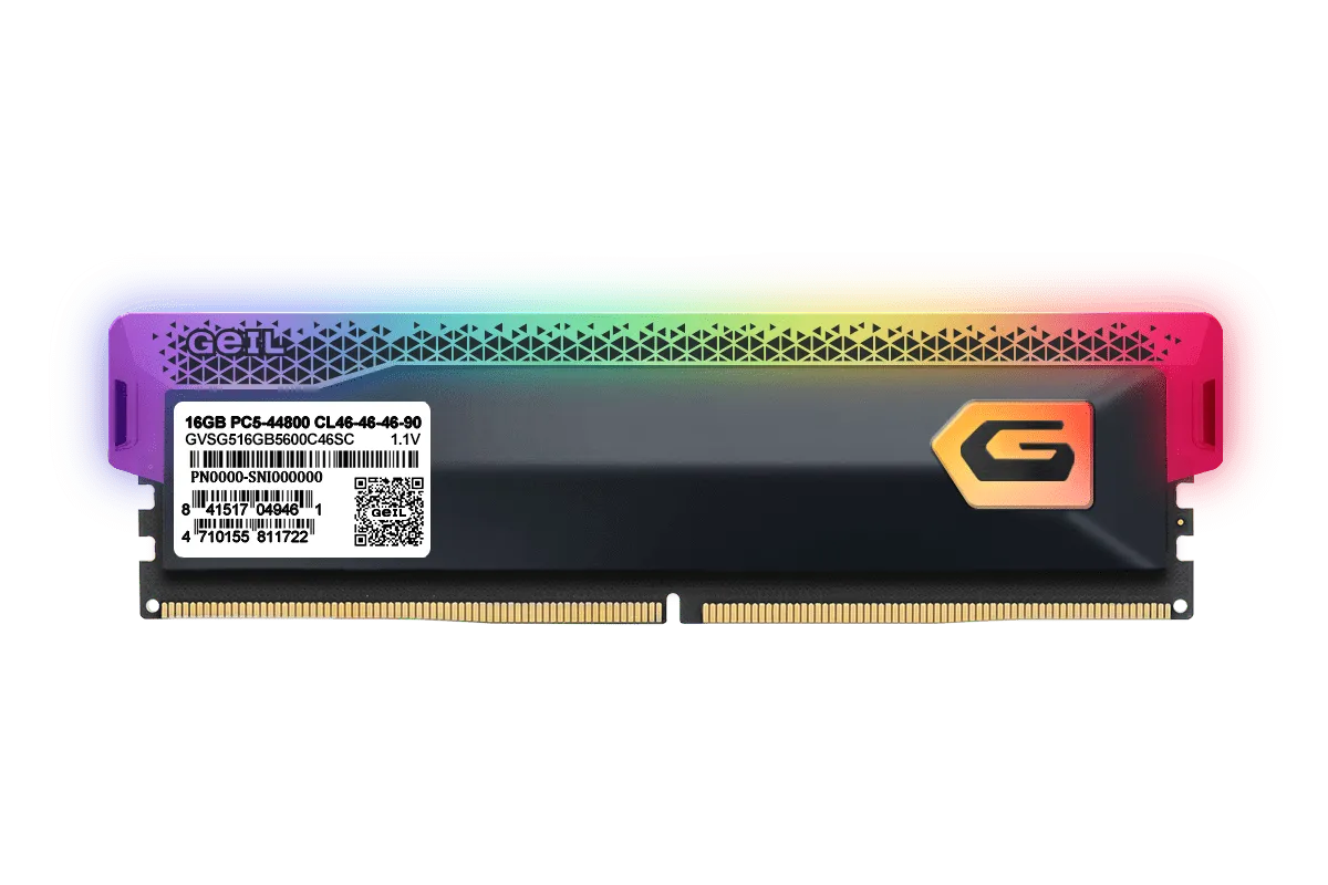 Оперативная память 64GB Kit (2x32GB) GEIL Orion V RGB 5600Mhz DDR5 CL38 GVSG564GB5600C38ADC Grey — фото 3