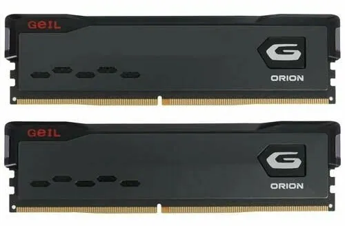 Оперативная память 16GB Kit (8GBx2) GEIL DDR4 2666MHz ORION CL19 GOG416GB2666C19DC Titanium Grey