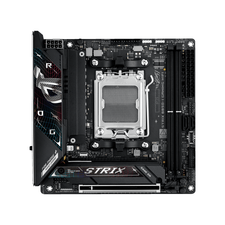 Материнская плата ASUS ROG STRIX B850-I GAMING WIFI AM5 2xDDR5 2xSATA 2xM.2 HDMI USB-C Mini-ITX