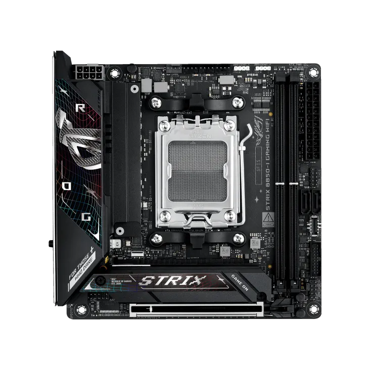 Материнская плата ASUS ROG STRIX B850-I GAMING WIFI AM5 2xDDR5 2xSATA 2xM.2 HDMI USB-C Mini-ITX — фото 2