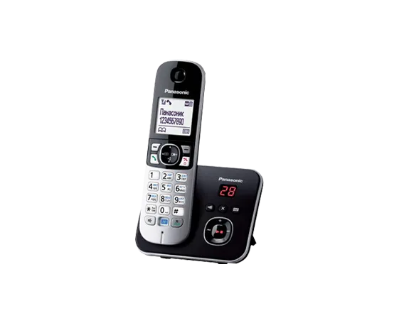 Радиотелефон PANASONIC KX-TG6821 (RUB) Черный