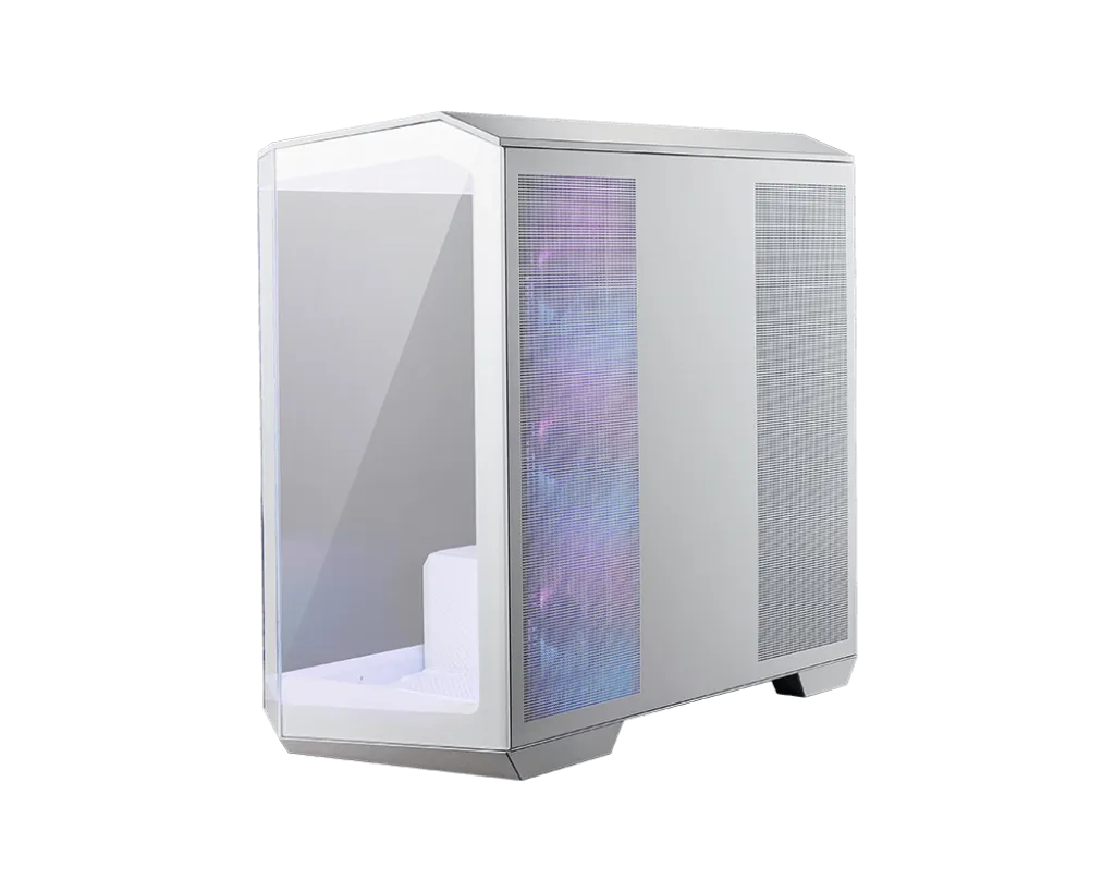 Компьютерный корпус MSI MAG PANO M100R PZ mATX/ITX 1x3.5"/2.5", USB 3.2 Type-A White — фото 4