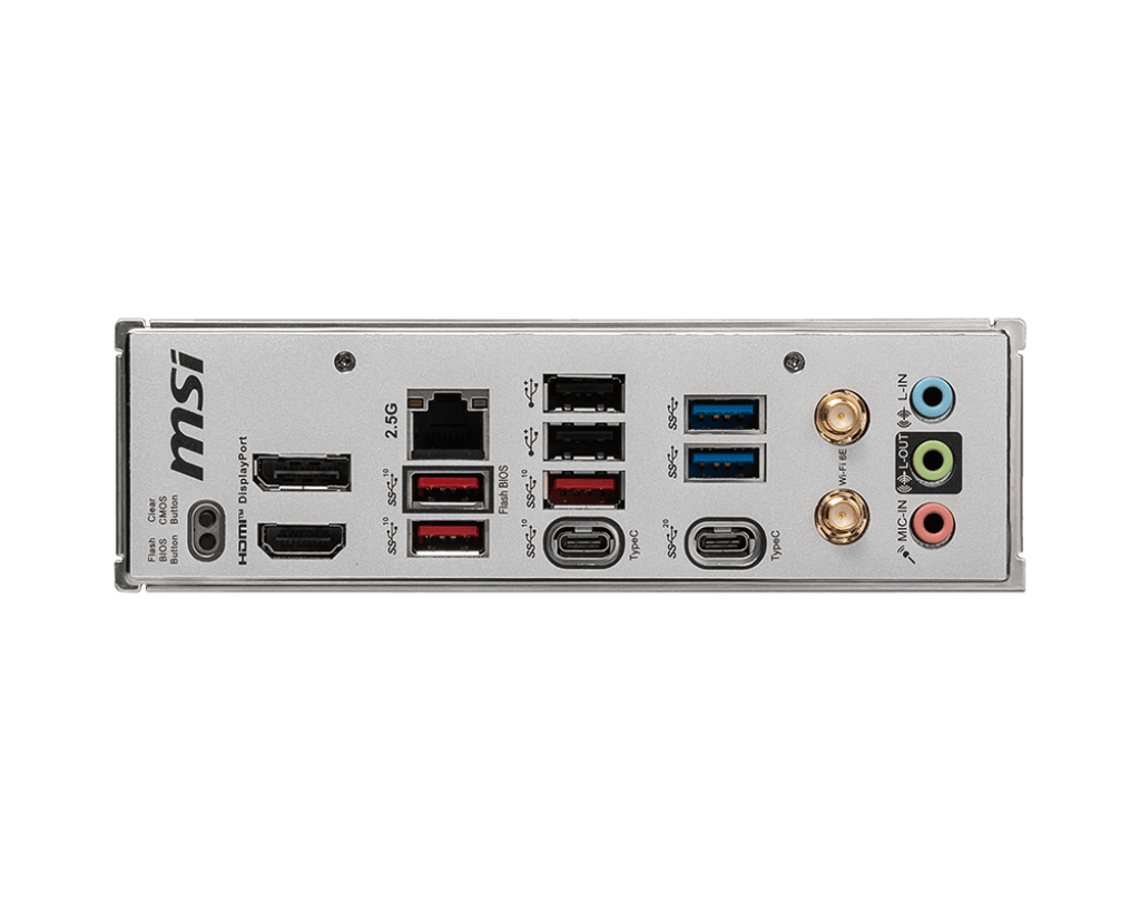 Материнская плата MSI B650M PROJECT ZERO AM5 B650 4xDDR5 4xSATA3 RAID 2xM.2 HDMI DP mATX