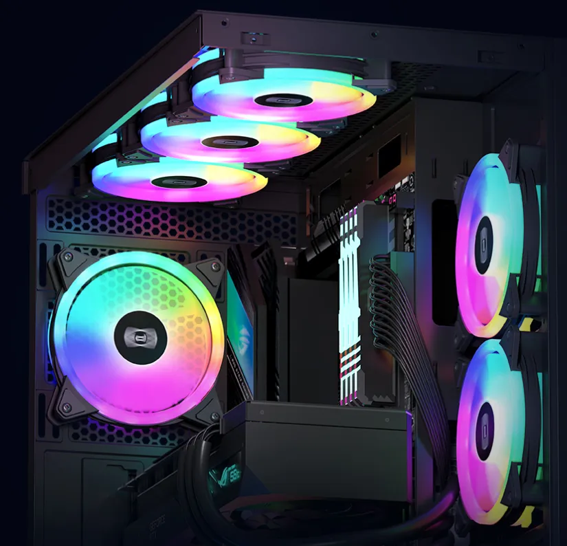 Вентилятор для корпуса PCCooler F3 T120 ARGB BK 3IN1 3x120mm 500-1800 ± 10% RPM Black — фото 6