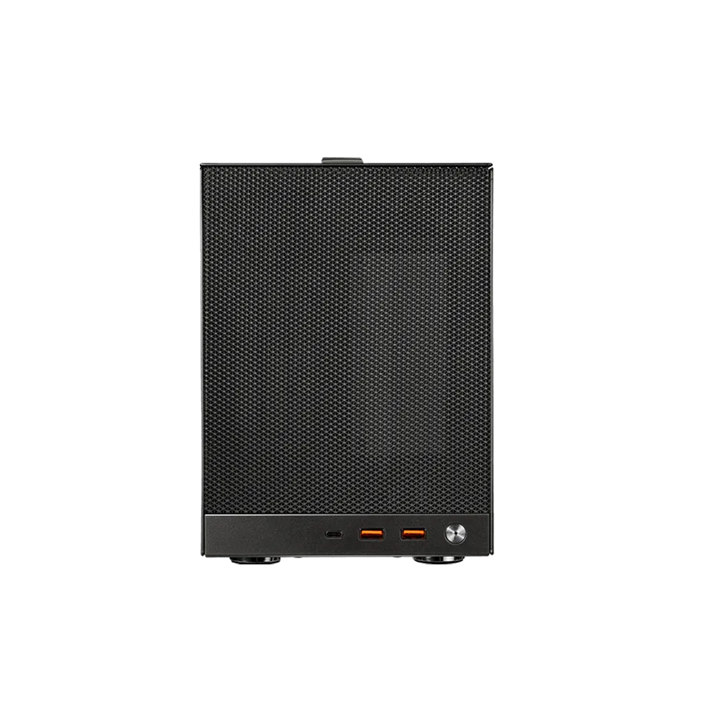 Корпус PCCooler K101 MESH GY 3F ITX 2xUSB3.0, 1xUSB-C, 3xFans, 1x3.5", 4x2.5" Grey — фото 4