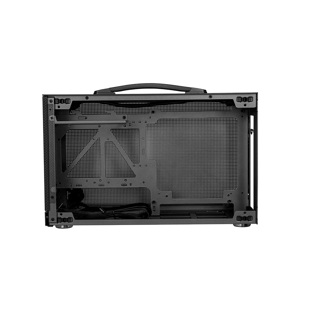 Корпус PCCooler K101 MESH GY 3F ITX 2xUSB3.0, 1xUSB-C, 3xFans, 1x3.5", 4x2.5" Grey — фото 7