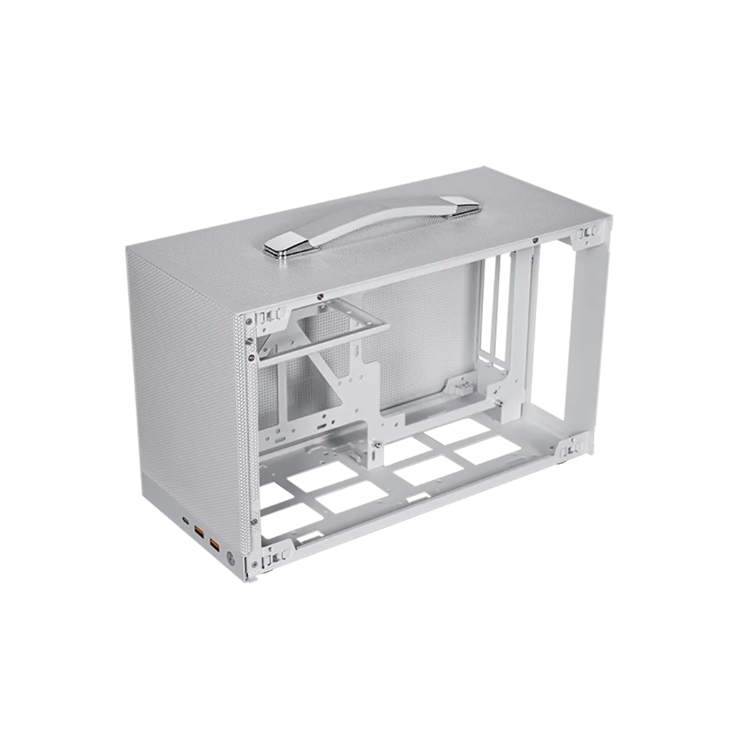 Корпус PCCooler K101 MESH WH 3F ITX 2xUSB3.0, 1xUSB-C, 3xFans, 1x3.5", 4x2.5" White — фото 6