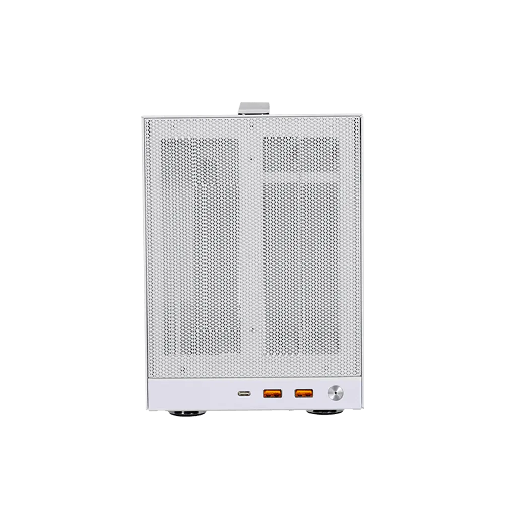 Корпус PCCooler K101 MESH WH 3F ITX 2xUSB3.0, 1xUSB-C, 3xFans, 1x3.5", 4x2.5" White — фото 5