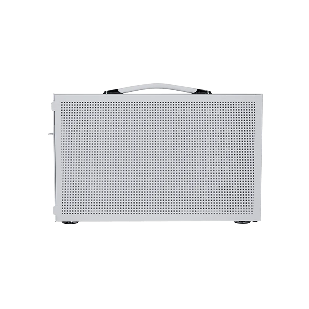 Корпус PCCooler K101 MESH WH 3F ITX 2xUSB3.0, 1xUSB-C, 3xFans, 1x3.5", 4x2.5" White — фото 4