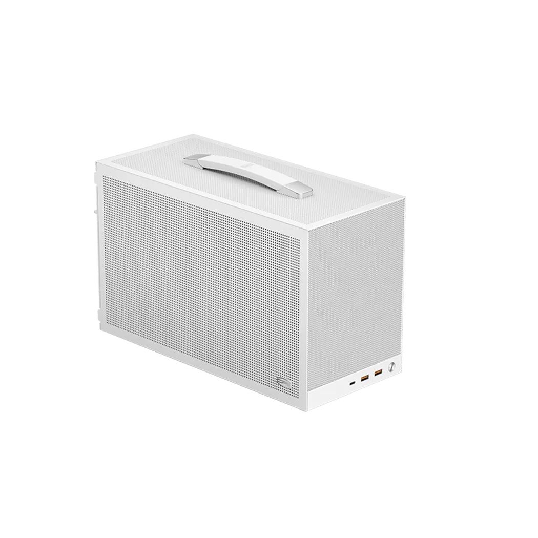 Корпус PCCooler K101 MESH WH 3F ITX 2xUSB3.0, 1xUSB-C, 3xFans, 1x3.5", 4x2.5" White