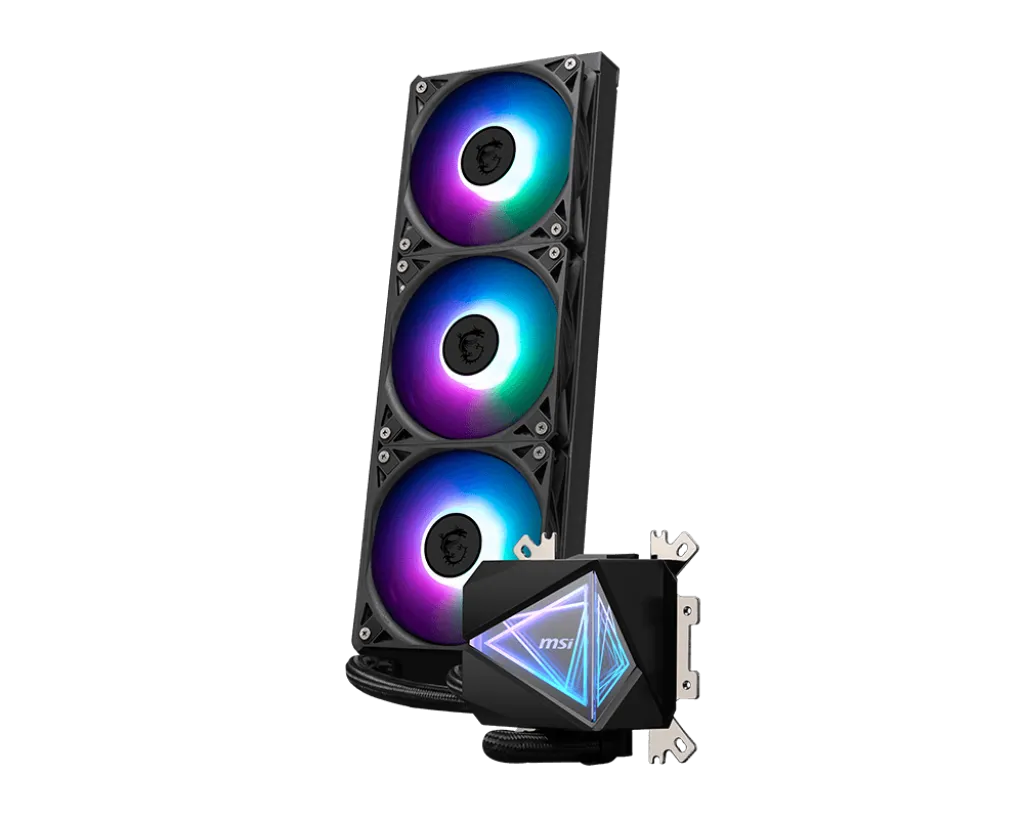 Водяное охлаждение для CPU MSI MAG CORELIQUID I360 Socket Intel/AMD, ARGB, 3pin, Fan 3x120см — фото 4