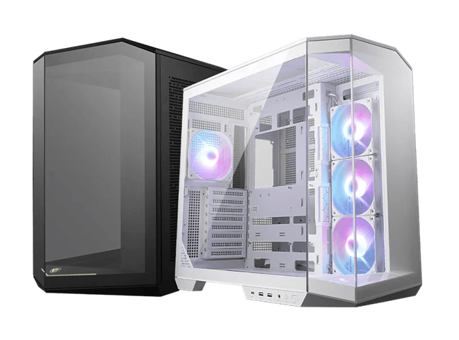 Компьютерный корпус MSI MAG PANO 100R PZ WHITE  Back-connect: ATX  2x3.5