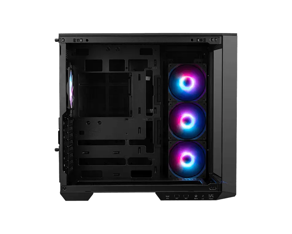 Компьютерный корпус MSI MAG PANO 100R PZ  Back-connect: ATX  2x3.5"/2.5", 1xUSB-C Black — фото 3