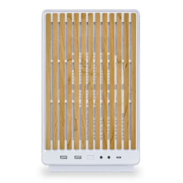 Корпус Lian Li A3-mATX W-W mATX/ITX G99.A3W-WD.00 БП ATX/SFX/SFX-L, LIAN LI Edge PSU, Белый-Дерево — фото 3
