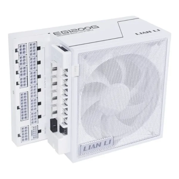 Блок питания Lian Li 1200W, EG1200G, Full Modular, 80+ GOLD, КПД 91.2%, Белый, G9P.EG1200G.WH00.EU