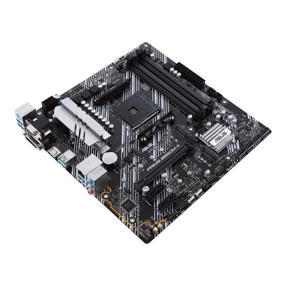Материнская плата ASUS PRIME B550M-A  AM4 4xDDR4 4xSATA3 RAID 2xM.2 DVI-D D-Sub HDMI mATX — фото 6